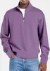 Venta Caliente Transfronteriza Chaqueta de Pana para Hombre con Cuello Alto de Manga Larga para Hombre Color Sólido Holgada Casual Hombro Caído Ropa para Hombre