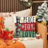 Nuevo Cojín Navideño de Amazon Serie Temática Navideña Cojín Decorativo con Estampado de Muñeco de Nieve Cojín para Sofá del Hogar