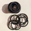 Anel de Borracha O-Ring Preto de 6mm de Espessura Acessório de Cabelo Base para Gravata Borboleta Prendedor de Cabelo para Mulheres, Corda de Cabelo Anel de Cabelo de Material Espessado Ecológico