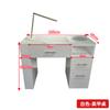 Mesa para salón de uñas con luz Mesa para salón de uñas blanca con gabinete de cajones Mesa para salón de uñas de madera maciza Mesa para salón de uñas sencilla