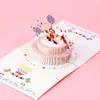Cartão de Cumprimentos 3D Pop-Up, Presente de Aniversário Criativo Feito à Mão DIY, Cartão de Cumprimentos Novo Estilo 2026, Presente de Nicho com Toque de Luxo