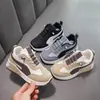 Novos Tênis Esportivos Infantis Outono 2025, Tênis Casuais para Corrida de Meninos, Sapatos da Moda Infantis de Tamanho Pequeno e Médio, Tamanho 26-37