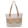 Bolso de Paja de Verano para Mujer, Bolso Tejido de Gran Capacidad, Bolso de Playa Estilo Vacaciones en la Playa, Bolso de Hombro