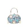 Cross-border Sequin Dinner Bag Feminino 2025 Nova Bolsa Retro Europeia e Americana Bolsa de Ombro de Corrente da Moda Bolsa Feminina Crossbody