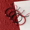 Atacado do Fabricante Pulseira do Ano Zodiacal Cinnabar Trançada com Corda Vermelha Cristal de Morango Cristal de Ametista Pulseira para Homens e Mulheres Casais