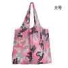 Bolsa de Compras Grande Dobrável, Bolsa Quadrada de Tecido Floral, Bolsa Tote Portátil Resistente, Bolsa Ecológica, Bolsa Durável para Armazenamento para Compras de Supermercado