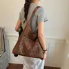 Bolsa de Tecido de Padrão de Luxo de Nicho para Mulheres 2026 Nova Moda Bolsa de Ombro para o Dia a Dia Bolsa de Mão Bolsa Tote