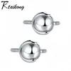 F136 Titânio Ponte de Orelha Clavo de Osso da Orelha Contas de Conversão Joia Piercing Conector 1.2/0.9 Dente Adaptador Móvel Bidirecional Bola