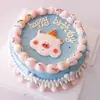 Decoração de Bolo para Mulher Rica Decoração de Cola Macia Rainha Deusa Celebridade da Internet Plug-in Criativo de Aniversário para Festa Riquíssima Cartão