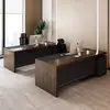 Combinación Doble Escritorio y Silla Boss 4 Simple Moderno Escritorio de Gerente Oficina Escritorio para Computadora Oficial Financiero Producto Nuevo