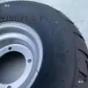 Carrito de playa de cuatro ruedas modificado con neumáticos de carretera de 16x8.00-7 pulgadas, neumáticos de vacío y cubos de rueda