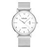 Explosiones en Vivo Micro Negocio Reloj de Pareja Calendario Único Reloj de Cuarzo Malla con Reloj de Pareja de Moda Simple para Hombres y Mujeres Estudiantes