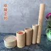 Fabricante de Tubos de Papel para Chá Tubo de Embalagem Personalizado de Agarwood e Sândalo Caixa de Papel Criativa para Presente Tubo de Papel de Embalagem Externa de Óleo de Chá Colorido