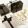 Estampado en Caliente Lunares Geométrico Papel de Regalo Comercial Cumpleaños Caja de Regalo Exquisita Papel de Regalo Año Nuevo Cubierta de Libro