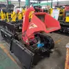 Acessórios para Mini Carregadeira Grandes e Pequenos, Triturador de Madeira para Paisagismo de Pomares, Máquina Trituradora de Madeira, Triturador de Galhos de Jardim Modelo Novo