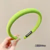 Diadema de corona alta estilo coreano, diadema de borde ancho, diadema para lavarse la cara con dientes, accesorio para el cabello de tela a cuadros de alta gama