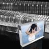 Moldura de mesa magnética forte acrílica transfronteiriça cartão de preço multiuso etiqueta de preço estúdio fotográfico moldura de cristal transparente
