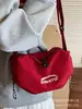Bolsa de Lona para Mujer, Nueva Moda Verano 2025, Diseño de Nicho, Bolso Cruzado Estilo Coreano, Bolsa Popular Plegada tipo Dumpling de Instagram