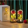 Vendas Diretas de Fábrica Capa de Vidro Rosa de Veludo para Garrafa de Vidro Presente de Dia dos Namorados para Namorada Presente de Casal de Flores