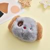 Nuevo y lindo broche tridimensional con forma de perro peluda, accesorio colgante para bolso de estudiante, insignia japonesa, decoraciones DIY