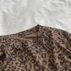 2026 Verano Delgado Tencel Estampado de Leopardo Básico Secado Rápido Camiseta de Manga Corta Cuello Redondo Para Mujer Ligeramente Transparente Camiseta de Manga Corta con Estampado de Leopardo