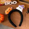 Nueva Diadema de Halloween para Niños Pasador con Lazo Naranja Accesorios Divertidos para el Cabello de Bruja Decoración de Fiesta Tocado para Fotos