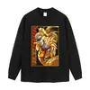 Camiseta unisex verano versátil estampada manga corta desgastada retro vintage hombro caído marca de moda