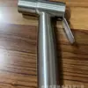 Pistola de Pulverização Pressurizada Manual para Vaso Sanitário Bidet de Aço Inoxidável 304 Transfronteiriça Padrão Americano 7/8 Pulverizador de Vaso Sanitário Limpeza de Alta Pressão