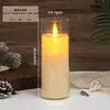Vela LED Recargable 220V con Oscilación Digital, Luz Ambiental Romántica Cálida Creativa para Boda, Bar, Fiesta