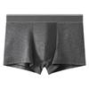 Cuecas Boxer Masculinas de Algodão Puro Fino, Antibacterianas 10A, Tamanho Grande, Cintura Média, Respiráveis ​​e com Proteção Lateral.