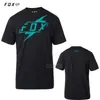 Ropa FOX Downhill Ropa de Ciclismo Cabeza de Zorro Ropa de Carrera para Bicicleta de Montaña Camiseta de Manga Corta de Secado Rápido para Hombre Top Transfronterizo