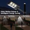 Nueva farola solar integrada transfronteriza, luz de jardín impermeable para exteriores, luz de calle con poste telescópico integrado LED