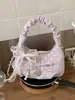 Bolsas Populares de Este Año para Mujer 2025 Nueva Moda Bolso de Hombro de Lunares con Lazo Cadena Cruzada Bolso Nube
