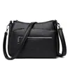2026 Nova Bolsa de Grande Capacidade para Mulheres de Meia-Idade Bolsa Feminina Atmosfera Casual Couro Macio Bolsa de Ombro Transversal Feminina