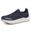 Cobre-pés para sapatos de cross-country sapatos esportivos largos sapatos casuais homens biqueira larga slip-on sapatos preguiçosos malha fly-knit sapatos para caminhar descalço