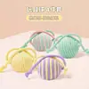 Juego de Juguetes para Gatos: Jaula Ratón, Pelota Giratoria, Bola con Cascabel y Plumas, Suministros Interactivos para Gatos para Autoentretenimiento y Alivio del Aburrimiento