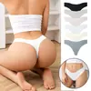 Ropa Interior de Seda Helada de Verano para Mujer, Sin Costuras, de Cintura Baja, Cómoda, Transpirable, Tanga Invisible para Yoga para Mujer 066A Seda Helada de Verano