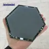 Lentes de Vidrio Mosaico, Espejos Bordados de Forma Irregular, Espejos Esmerilados, Piezas de Vidrio Triangulares, Espejos Autoadhesivos de Una Sola Pieza