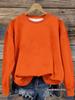 Suéter de sudadera con cuello redondo de manga larga informal para mujer, versión ligera, con patrón de sistema de ráfaga DIY, para otoño e invierno, transfronterizo de Europa y Estados Unidos