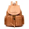 Mochila Retro para Mujer 2025 Nueva Moda Tendencia Gancho Mochila de Mujer Bolso Escolar para Estudiante Venta al por Mayor desde Fabricante