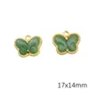 Nuevo Colgante de Cristal Imitación Jade de Aleación Estilo Chino, Hebilla de Paz Calabaza Pulsera DIY Materiales y Accesorios de Cuentas Fábrica Venta al por Mayor
