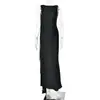 Vestido Longo Europeu e Americano para Mulheres com Costas Abertas e Design de Fita Vestido de Festa Moda Sexy Roupa de Menina Popular Vestido Longo Apertado Sem Mangas