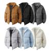 Chaqueta de Algodón Nueva para Hombre Invierno 2025 Estilo Hong Kong Tres Pruebas Exterior Oxford Recubierto Chaqueta Ligera de Algodón Abrigo Acolchado