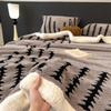 Nuevo Tipo Manta Jacquard Gruesa de Doble Capa de Terciopelo de Cordero para Sofá, Siesta, Aire Acondicionado Exportación Transfronteriza Venta al por Mayor