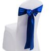 Cintas de satén, cintas de satén, cintas de seda, flores para el respaldo de las sillas de boda, fundas para sillas, lazos, cintas para sillas, decoración de sillas de comedor, boda