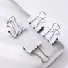 Clip de Cola Larga Blanco 3 # 32mm Medio Metal Pintura en Spray 25mm Clip de Cola de Fénix para Notas Financieras 19mm Pequeño Pequeño Clip