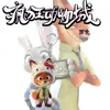 Zootopia Judy Nick Fofo Pingente Chaveiro Mochila Escolar Acrílico