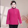 Chaqueta Polar de Otoño para Mamá, Ropa de Invierno para Mujeres de Mediana Edad y Mayores, Sudadera de Polar, Ropa de Polar para Señoras Mayores
