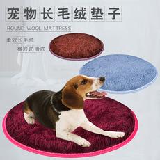 Alfombra redonda para perro felpa cama nido para mascota cojín de juego para perro colchoneta para dormir para perro y gato teddy