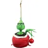 Producto Nuevo Transfronterizo 2022 Monstruo Verde de Pelo Verde Grinch Colgante para Árbol de Navidad Colgante para Mochila de Coche Colgante para Decoración del Hogar